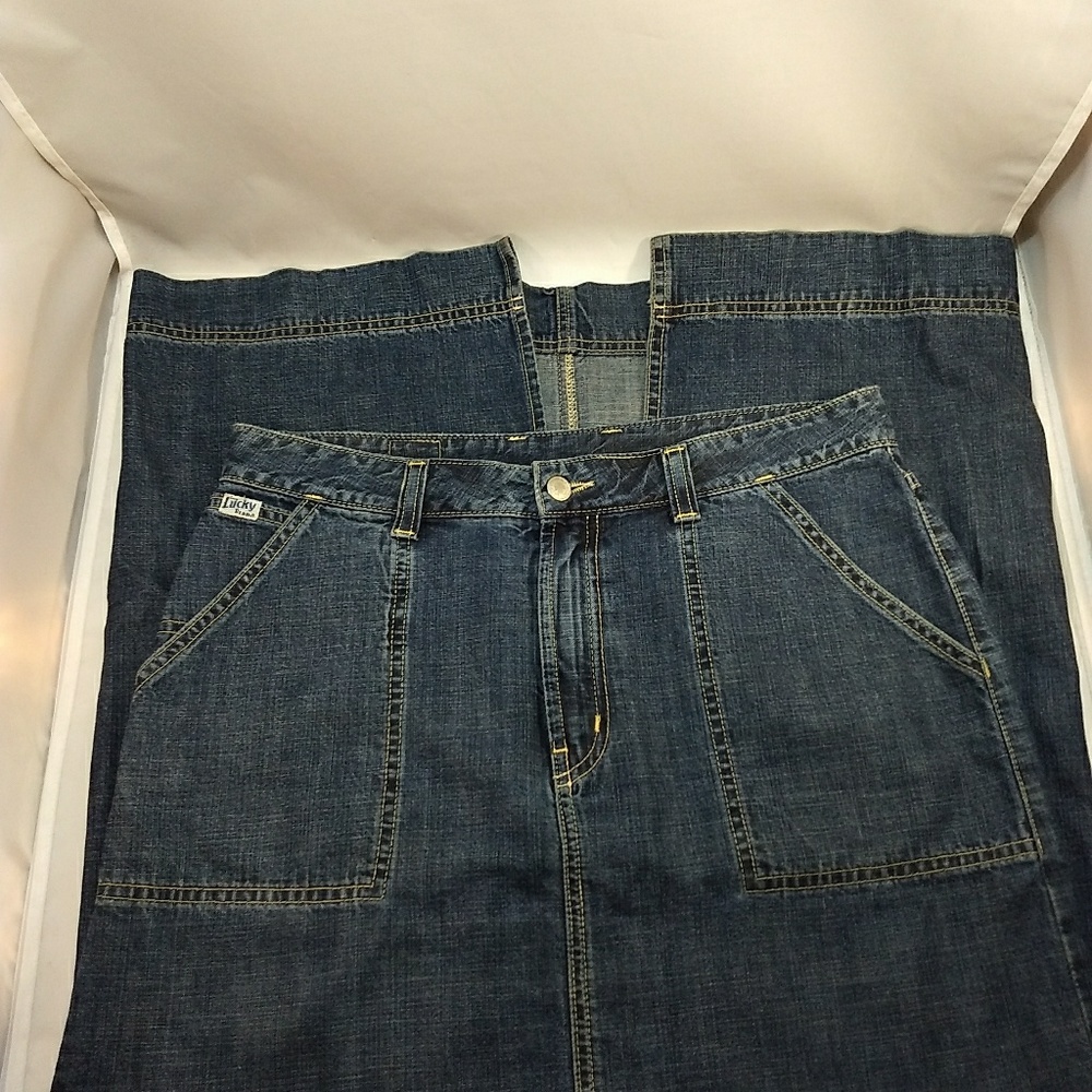 Lucky Brand Womens Workwear Denim Jean Skirt 30
